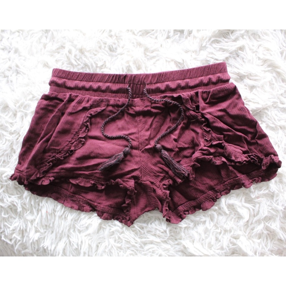 Burgundy / Plum Shorts | Stylish Comfy Shorts